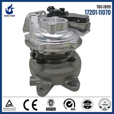 Top quality turbo for Toyota Hilux Innova Fortuner 2.4 L CT16V 17201-11070 turbocharger
