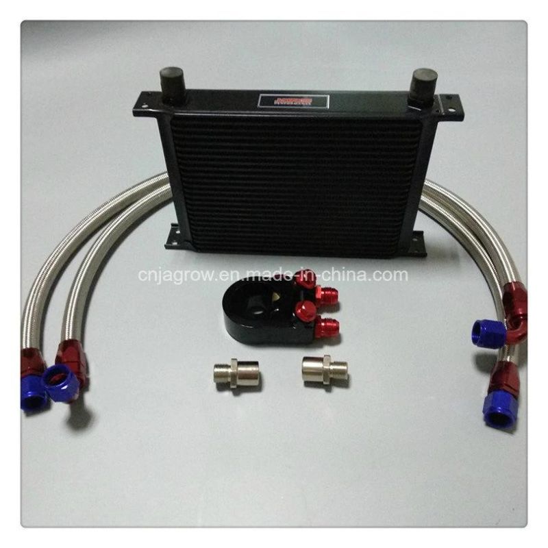 High Performance Mocal 25  Row Oil Cooler Kit with Thermostatic Sandwich Adapter