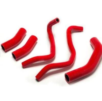 Red Coolant Pipe Silicone Radiator Hose Kit for YAMAHA Mt07 Mt-07 Fz07 2014-2017
