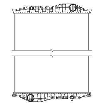 High Quality Competitive Price Truck Radiator for Benz Auwarter Bus, Neoplan Bus (96~ 00) OEM: 032109920, 69604A