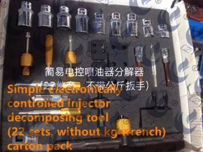Simple Electric Control Injector Disassembly Tool (22-piece set, without kg wrench)