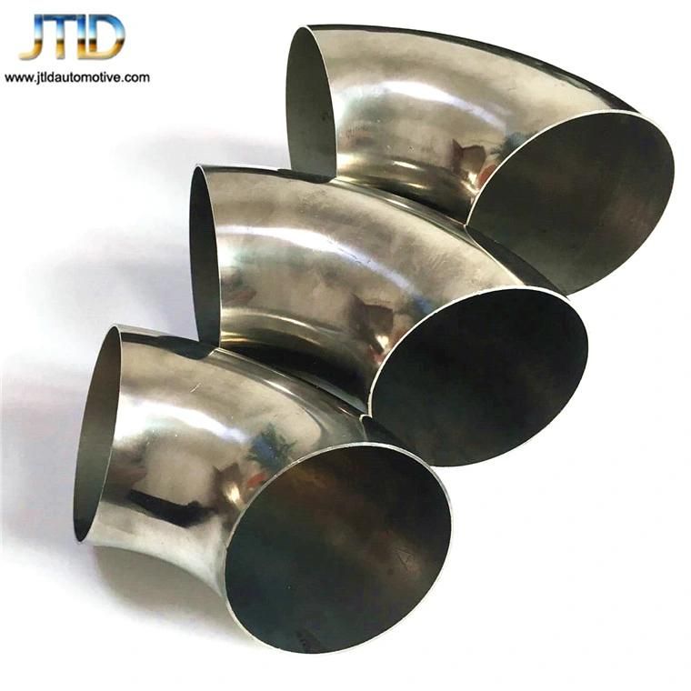 2.5 Inch 63mm Universal Stainless Steel 90 Degree Exhaust Pipe Bend Elbow