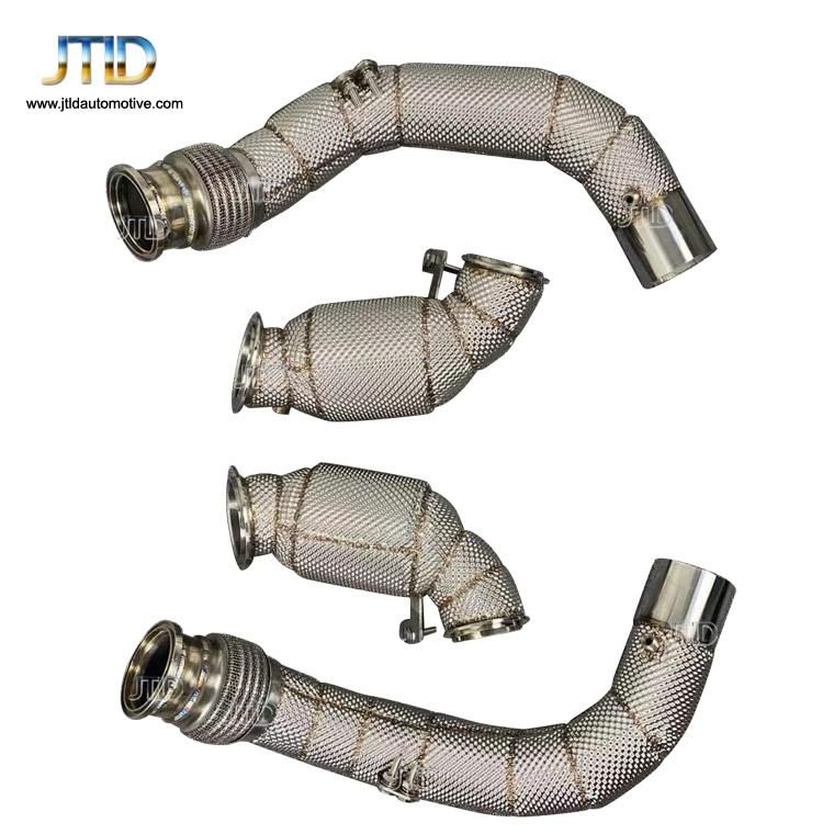 304 Stainless Steel Exhaust Pipe Car Exhaust Downpipe for BMW F90 M5 F91 F92 M8