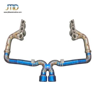 High Performance Titanium Exhaust Catback and 304ss Exhaust Header for P*Orsche 911 Gt3