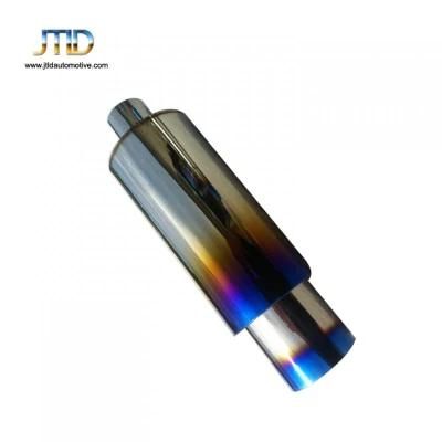 High Quality Straight Exhaust Muffler Car Exhaust Muffler with Blue Tip for Hks