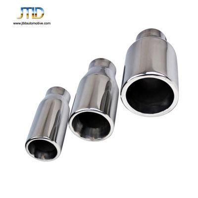 Polished Stainless Steel Universal Exhaust Tip Inlet 2.25 Inch Outlet 3.5 Inch Length 7 Inch