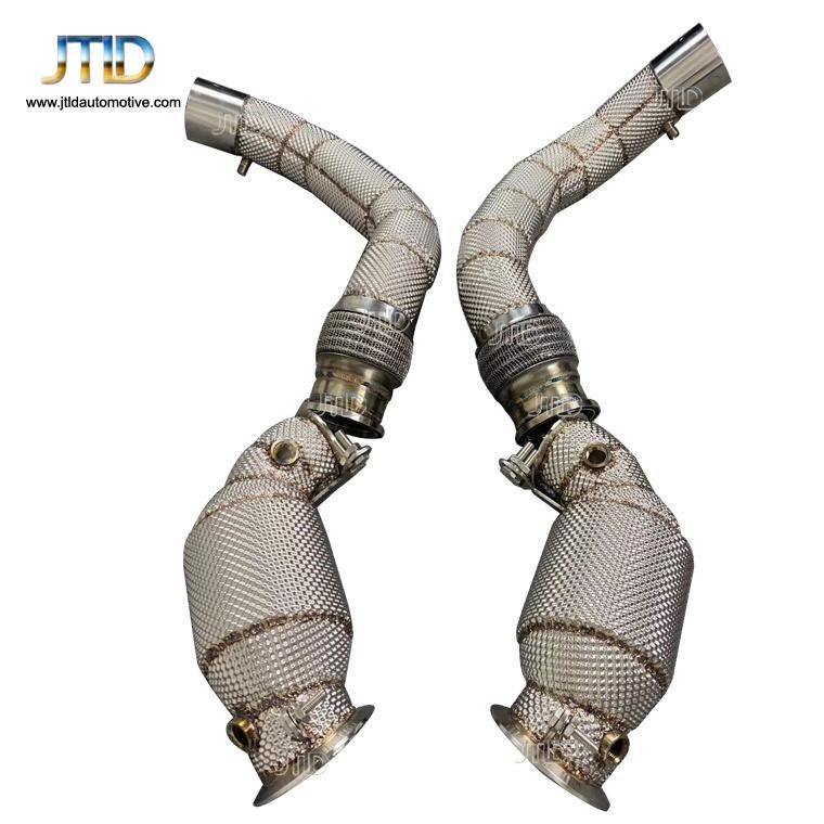 304 Stainless Steel Exhaust Pipe Car Exhaust Downpipe for BMW F90 M5 F91 F92 M8