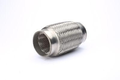 Universal Stainless Steel Auto Exhaust Flexible Pipe with Inner Braid