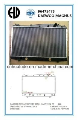 Hot Sale Cheap Aluminum Brazed Welding Car Radiator for Daewoo Magnus Oe: 96475475