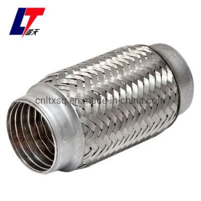 Stainless Steel Universal Car Exhaust Muffler Flexible Pipe 2&quot;X8&quot;