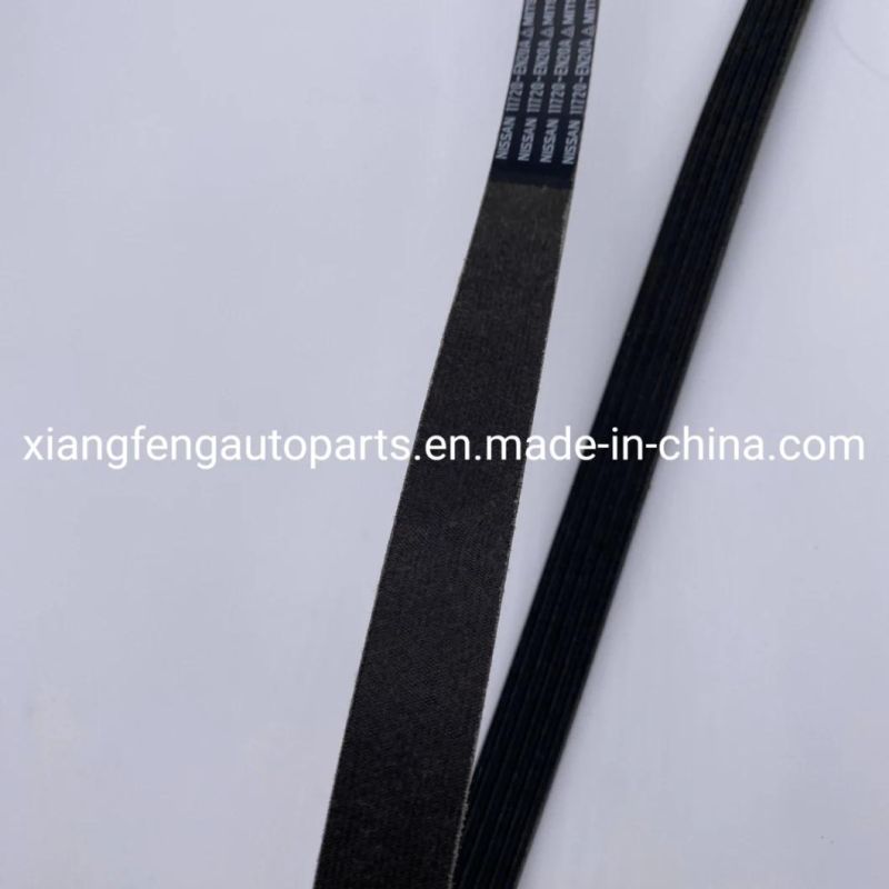 Auto Rubber Pk Belt Ribbed Fan Belt for Nissan Sylphy 11720-En20A 6pk1212