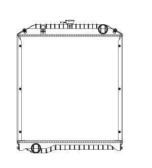 HD Truck Radiator for Hino Ranger Kf-Fd1j 94~99 OEM: 16090-4634