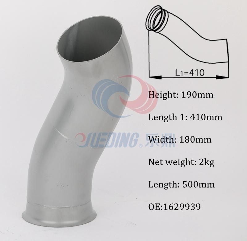 OE 8157257/1629939/1626097 Aluminize Material Exhaust Pipe