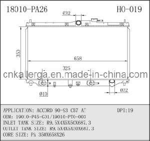 Auto Radiator for Honda Accord 90-93CB7 at 18010 (HO-019)