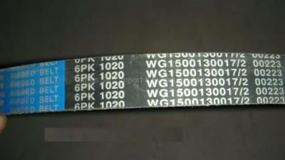 Cnhtc Sinotruk HOWO 371 Truck Spare Parts Wg1500130017 6pk1020 Compressor Belt