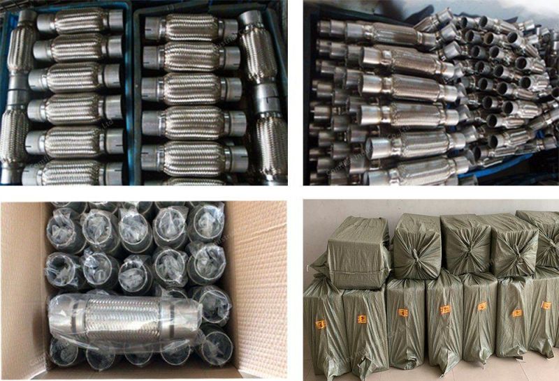 Comflex Factory OEM Exhaust System Car Stainless Steel Metal Exhaust Braided Flexible Corrugated Pipe/ Exhaust Bellows/ Flex Hose