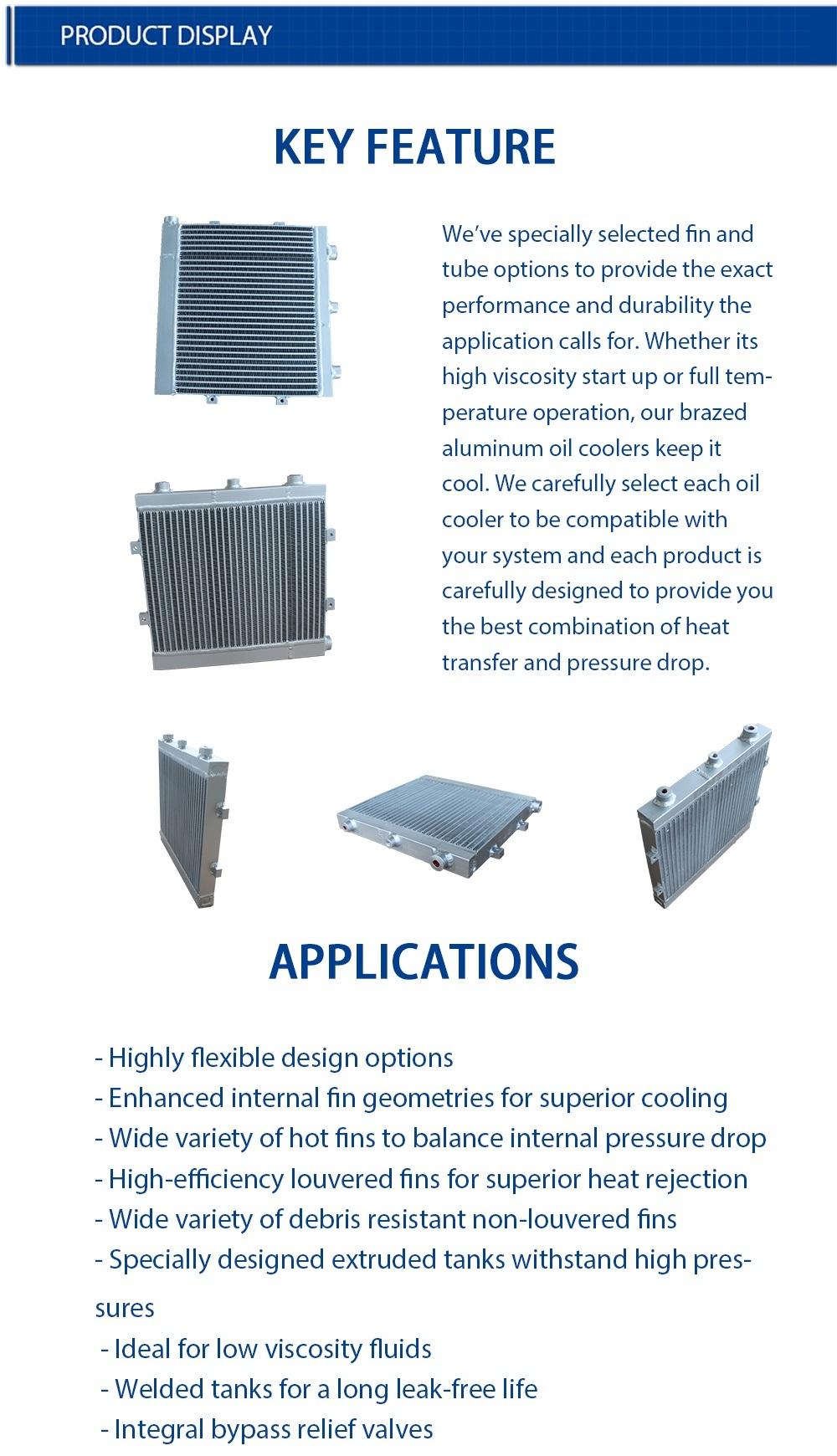 Air Compressor Machine Price Oil Cooler Heat Exchanger Air Cooler for B3800