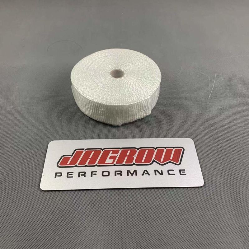 White Fiberglasses Car Exhaust Heat Shield Exhaust Head Wrap