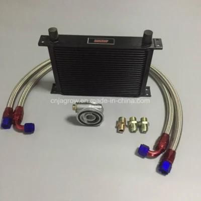 High Performance Mocal 25&#160; Row Oil Cooler Kit with Thermostatic Sandwich Adapter