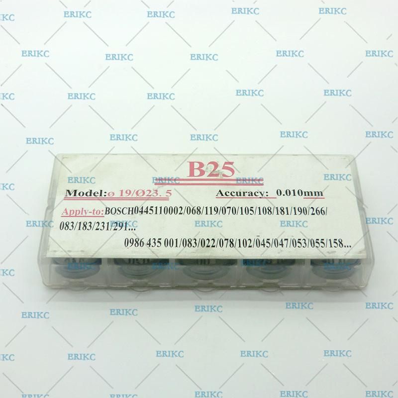 New Erikc B25 Injector Nozzle Needle Valve Shim and Calibration Shim for Injector, Common Rail Lift Shim Set Size: 0.96mm--1.14mm