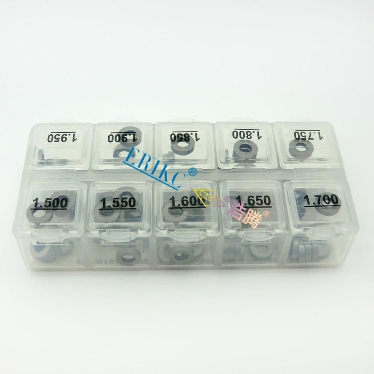 Erikc B21 Denso Fuel Diesel Injector Nozzle Washer and Injector Adjusting Gaskets, Valve Shim Washer Size 1.20mm-1.77mm