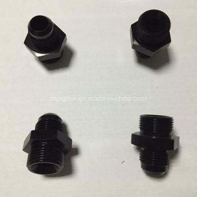 Aluminum Black M22 to 8an Male Adapter