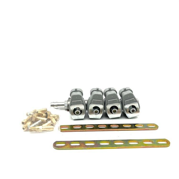 Gas Injector Nozzle CNG Injector Rail for LPG Injection Control Autogas Conversion Kit Rail De Inyectores Riel De Injection Gnv