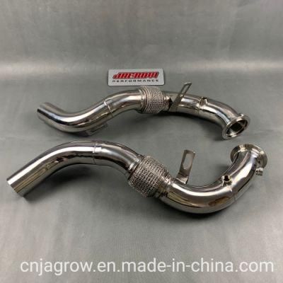 for BMW X5m X6m F85 F86 Straight Downpipe 15-17 4.4t