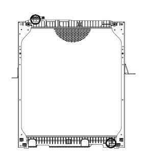 HD Truck Radiator for Benz Ng90 (87~) OEM: 625015101, 62639A