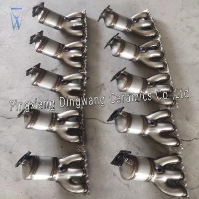 Exhaust System Part Catalytic Converter with Blank Ceramics