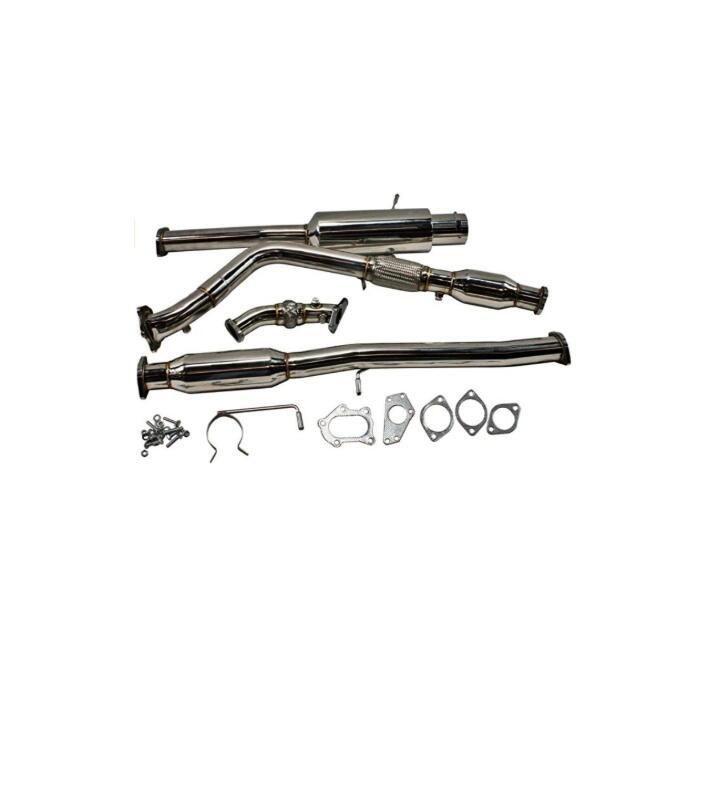 4.5 Inch Tip Turbo Cat Back Down up Pipe Exhaust for Subaru 02-07 Impreza Wrx Sti Gdgg Ej25
