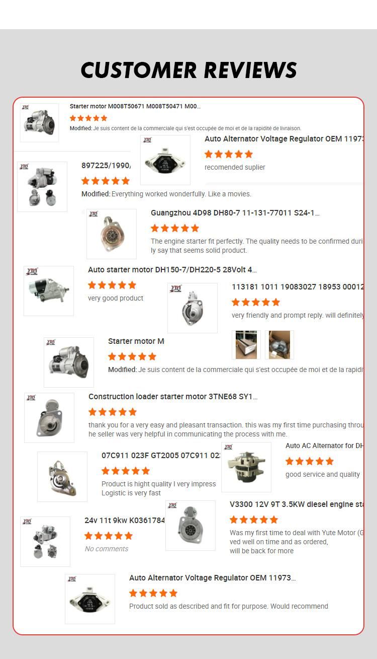 New Starter Motor 128000-6250 128000-9220 128000-9470 28100-87106 28100-87602 28100-87606 Js998 Str70051 28100-87107 Lrs00889