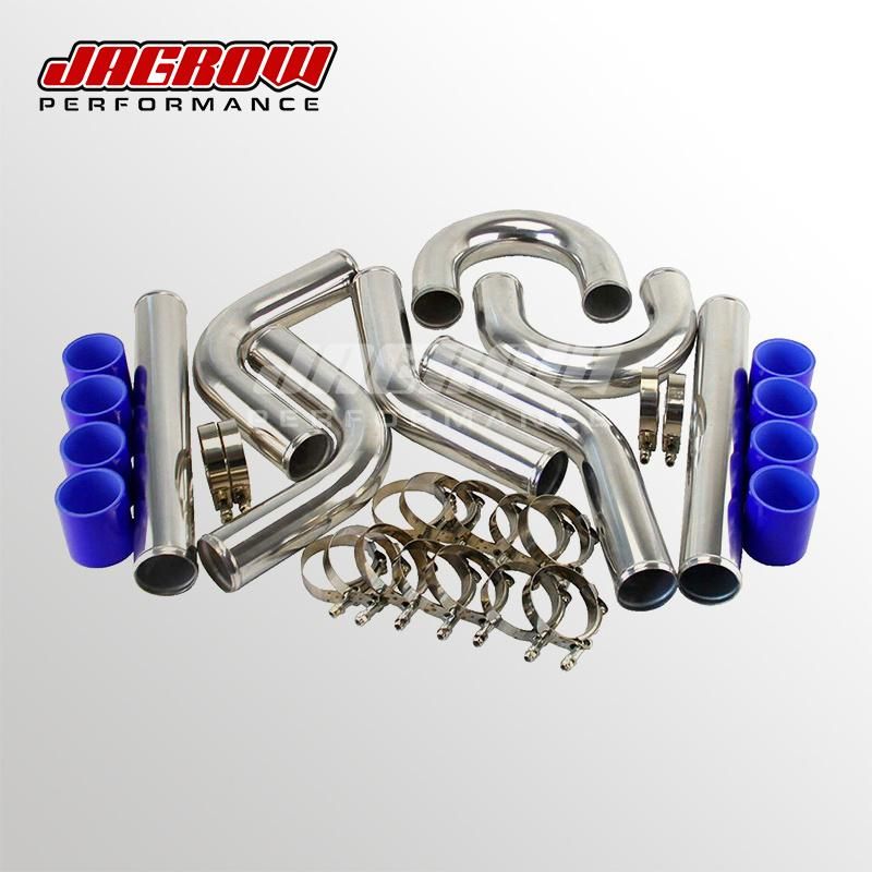 8 PCS Universal 2.75" 70mm Aluminum Piping Kit Turbo Boost Intercooler Pipe