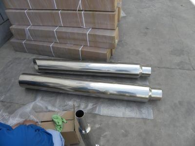 Exhaust Exhaust Pipe Double Layer Exhaust Tip Polished