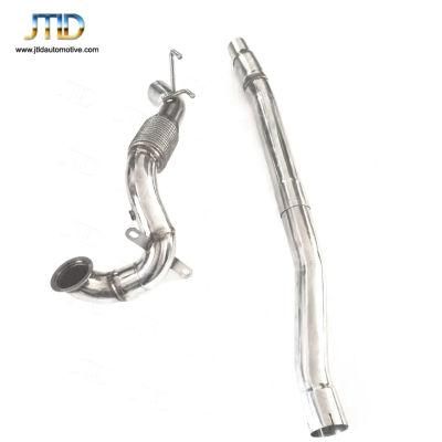304 Ss Catless Polish Quality Exhaust Downpipe for VW Golf 7r