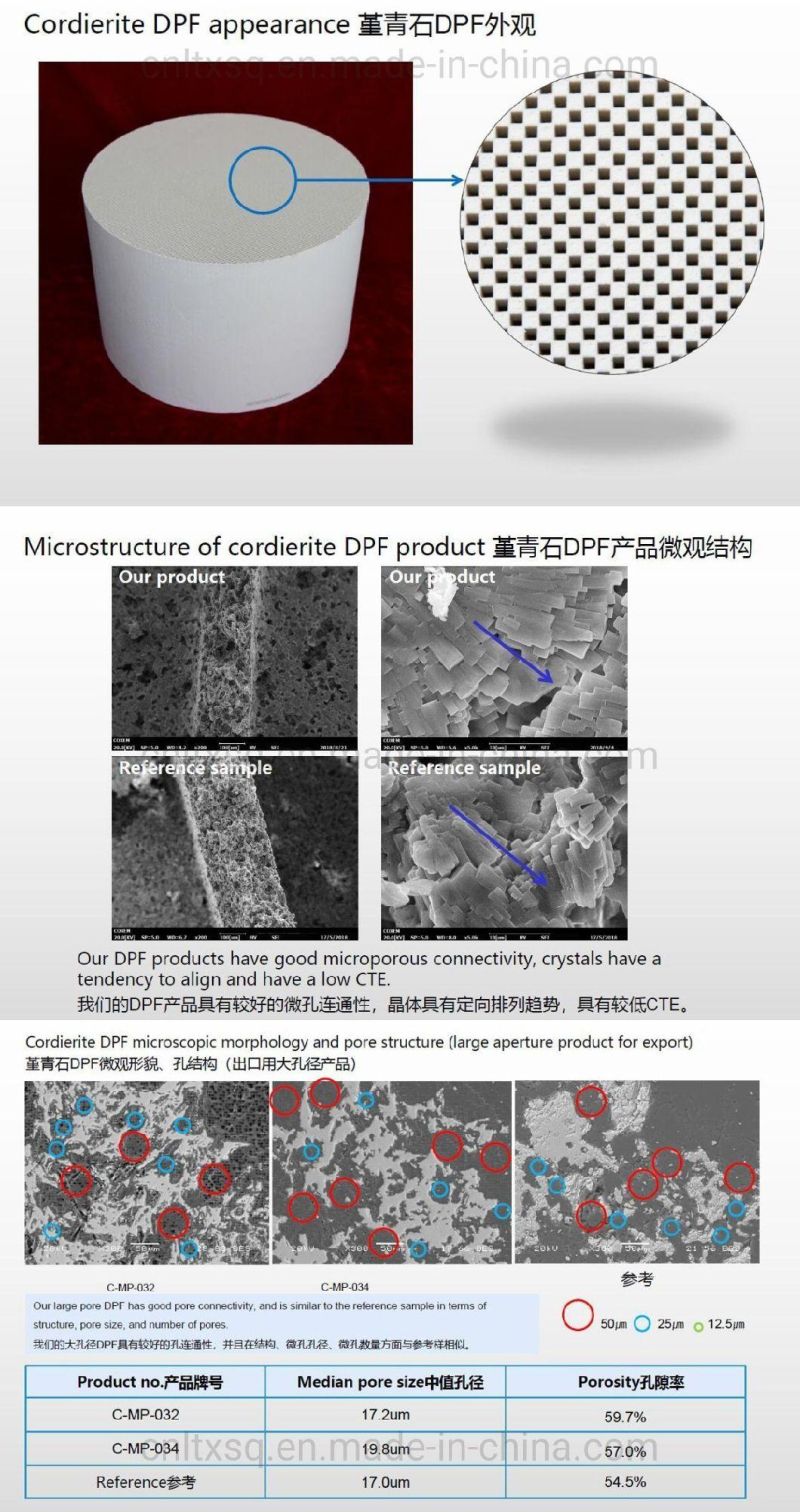 Honeycomb Ceramic Substrate Catalyst Convertor for Car Exhaust Emission Control