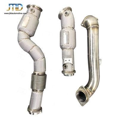 High Performance China Factory Exhaust Downpipe with Heat for BMW G80 M3