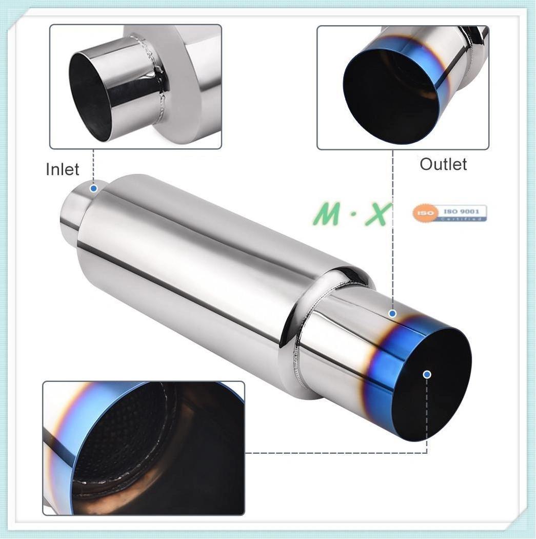 High Quality Auto Parts Stainless Steel Rear Exhaust Muffler Exhaust Tips Pipes