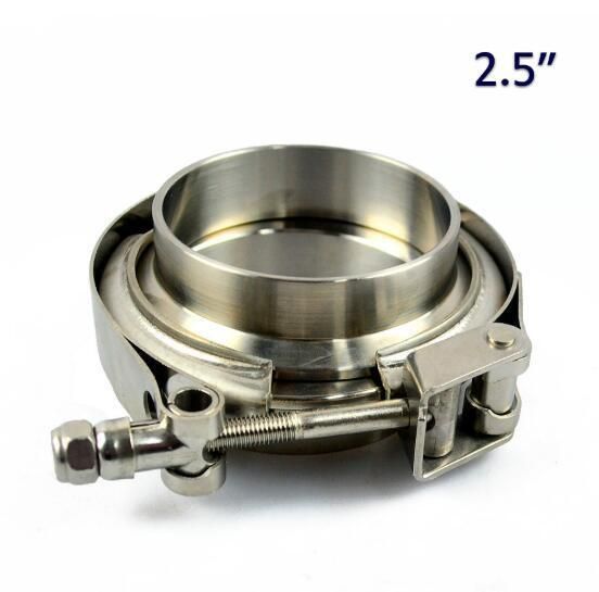 V Band Clamps V Type Turbocharger Clamps for Car Exhaust Pipes