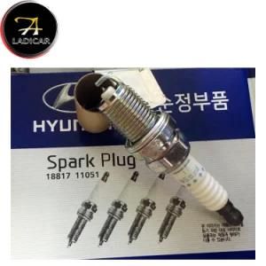 Iridium Spark Plugs for Hyundai Car Parts Engine Bougies 1881711051 Lzkr6b10e 18817-11051 Lzkr6b-10e