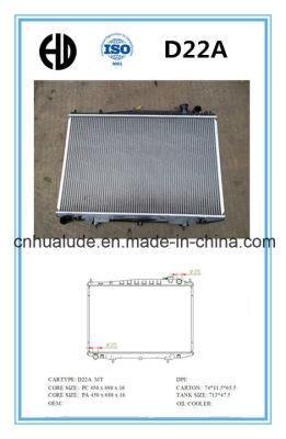 High Quality Aluminum Brazed Welding Car Radiators for D22A