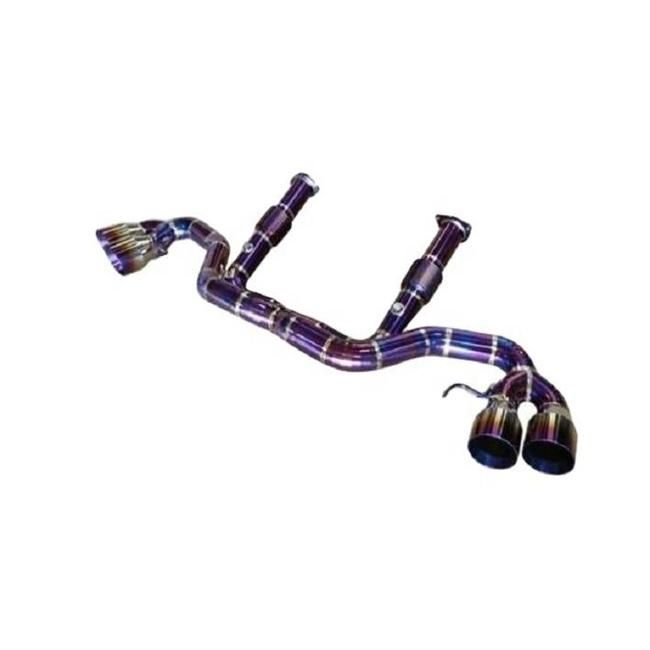 Titanium Exhaust System Cat Back Without Electronic Valve and Muffler for Corvette C8