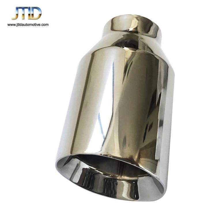304 Stainless Steel Polished Exhaust Tip 2.5inch Inlet Universal Exhaust Tip