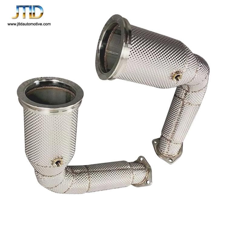 Performance Exhaust Downpipe with Heat Shield for Audi Rsq8 China V