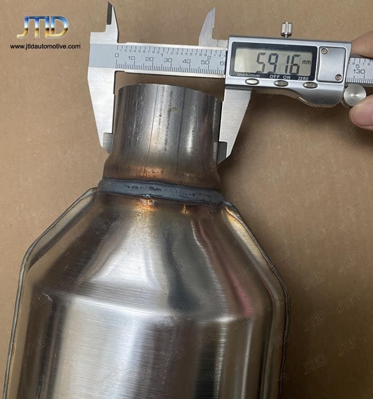 Universal Catalytic Converter High Flow Cermamic Substrate OBD2 Catalytic Converter