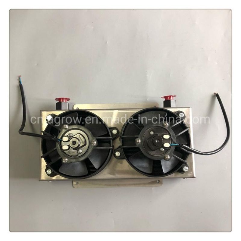 Derale Type 19 Row Hyper-Cool Dual Cool Remote Cooler with Panasonic Fan