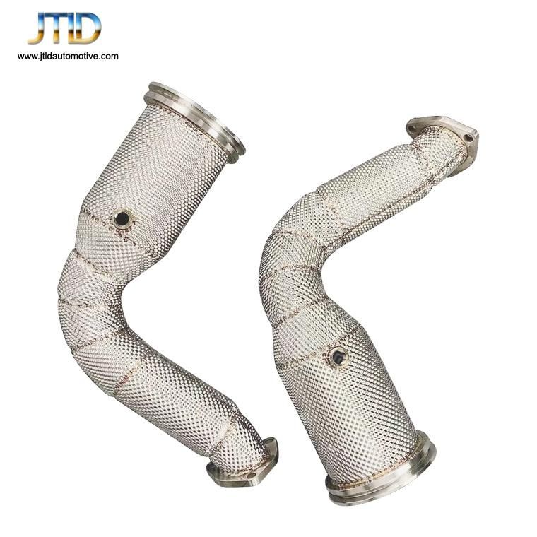Performance Exhaust Downpipe with Heat Shield for Audi Rsq8 China V
