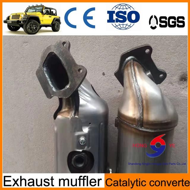 2017 Hot Sell Catalytic Converter for Jeep Wrangler with Euro4OBD