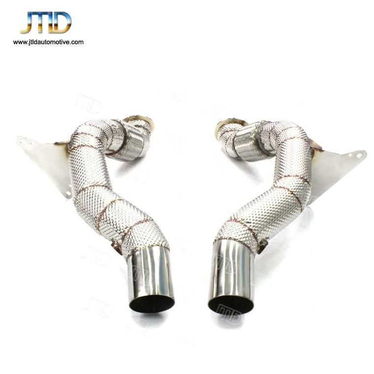 China Factory Price Exhaust Downpipe with Heat Shield for Ferrari 488