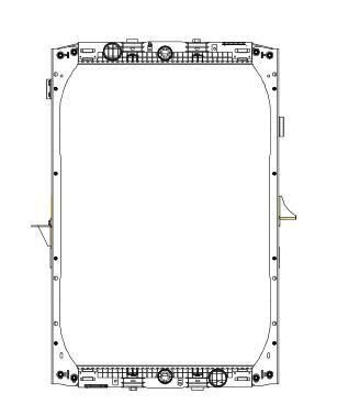 High Quality Competitive Price Truck Radiator for Daf Xf95 94-02 OEM: 1326966, 61417A